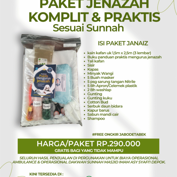 Paket Jenazah Komplit & Praktis Sesuai Sunnah